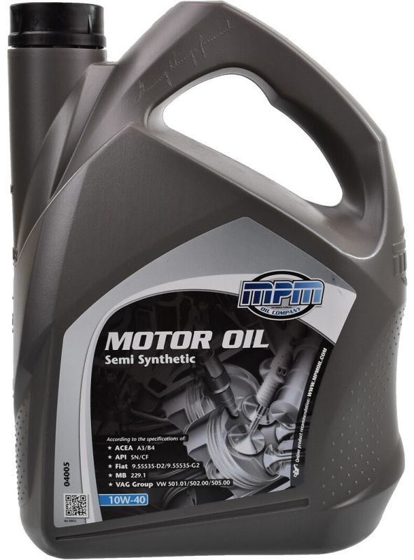 Олива моторна MPM Semi Synthetic 10W-40 4л (04004)