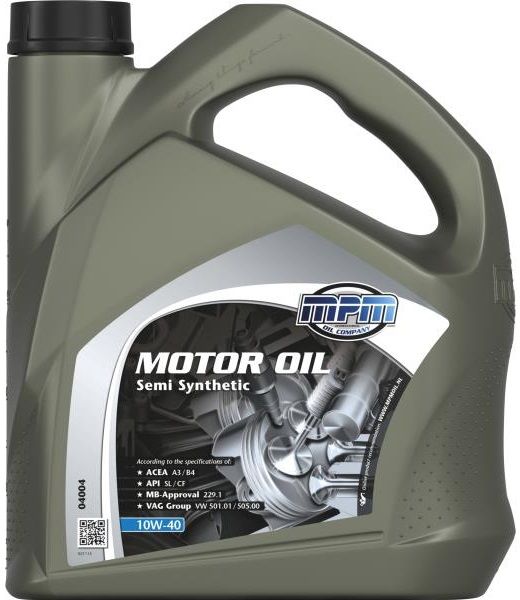 Олива моторна MPM Semi Synthetic 10W-40 4л (04004)