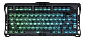 Клавіатура магнітна GravaStar Mercury V75 80keys, Magnetic Jade Pro, 8K, USB-A, RGB, Stealth Black