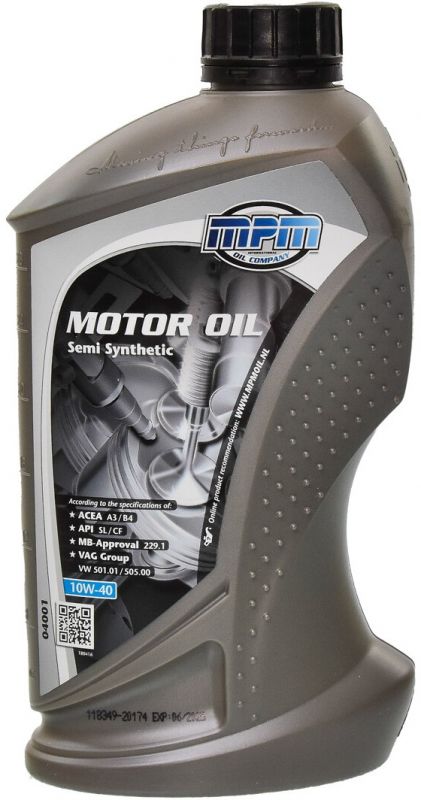 Олива моторна MPM Semi Synthetic 10W-40 1л (04001)