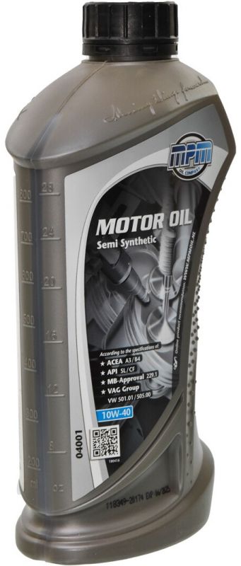 Олива моторна MPM Semi Synthetic 10W-40 1л (04001)