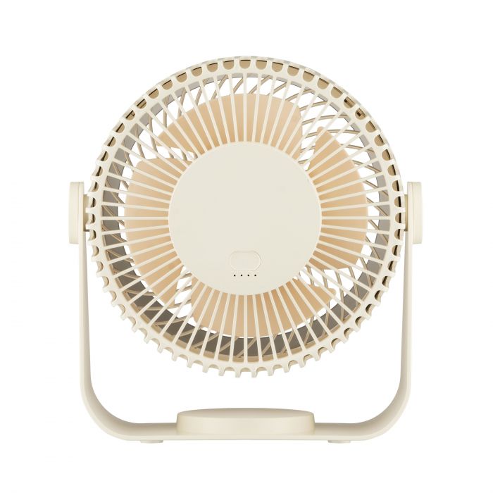 Вентилятор ARDESTO OneBreeze FT-M55BG настільний/настінний, 14см, акумулятор, USB-A Type-C, бежевий