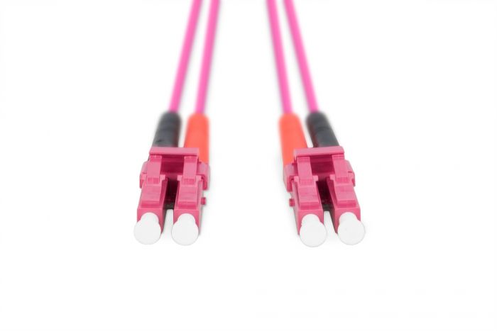 Патч-корд волоконно-оптичний DIGITUS LC/UPC-LC/UPC, 50/125, MM, OM4, duplex, 1м