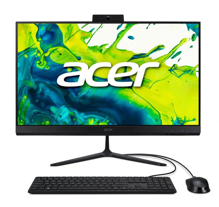 Комп'ютер персональний моноблок Acer Aspire C24-2G 23.8" FHD, Intel 5-120U, 32GB, F1T, UMA, WiFi, кл+м, без ОС, чорний