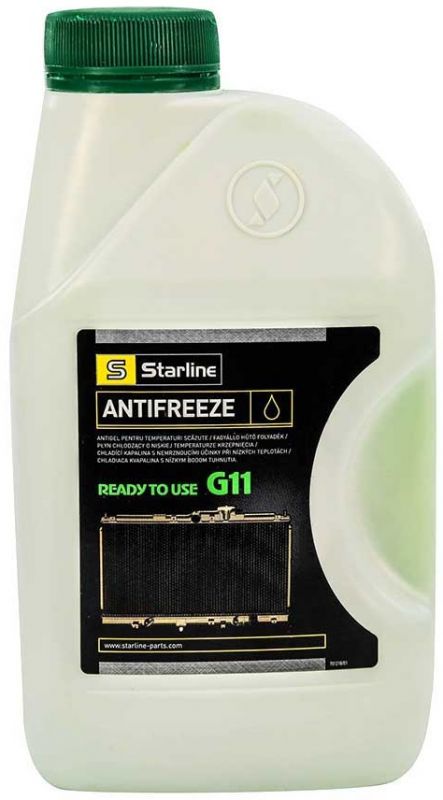 Антифриз Starline Ready to Use G-11  зелений -40°C 1л (ANTIFREEZE GREEN 1)