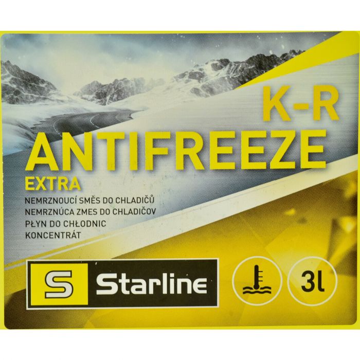 Антифриз Starline Extra KR концентрат жовтий -74°C 3л (NA KR-3)