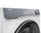 Пральна машина Haier фронтальна, 9кг, 1400, B, 45.2см, дисплей, пара, інвертор, люк сірий, прямий привід, білий