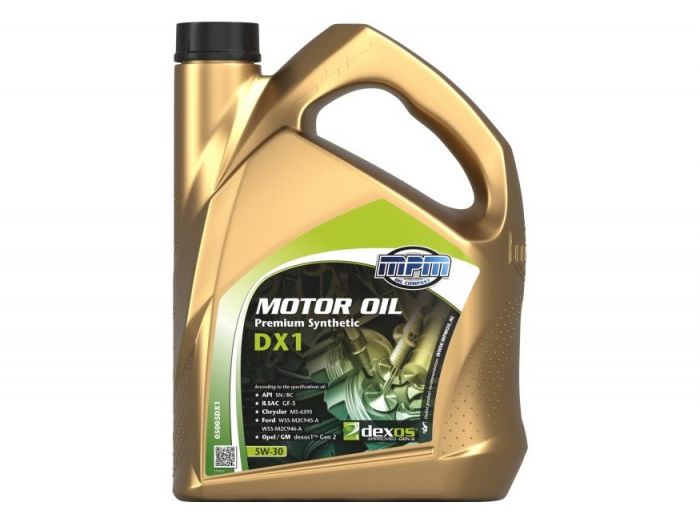 Олива моторна MPM Premium Synthetic DX1 5W-30 5л (05005DX1)