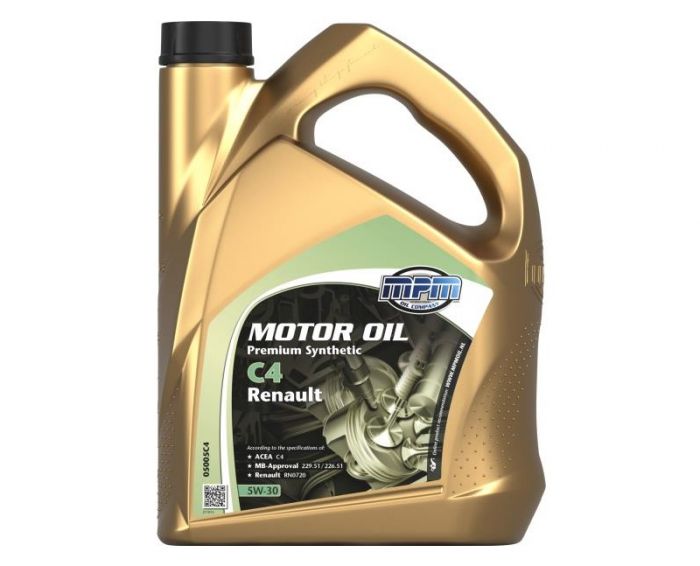 Олива моторна MPM Premium Synthetic C4 Renault 5W-30 5л (05005C4)