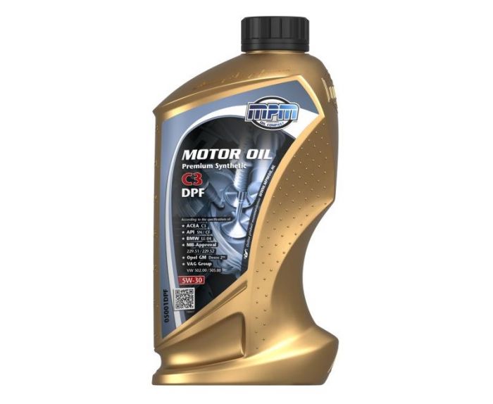 Олива моторна MPM Premium Synthetic C3 DPF 5W-30 1л (05001DPF)