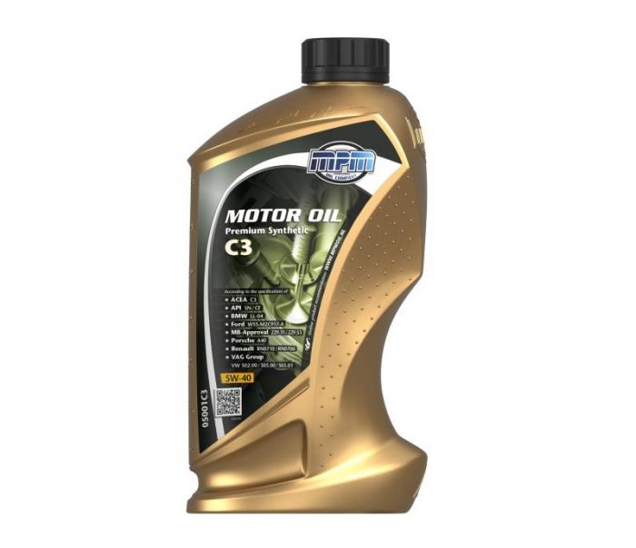 Олива моторна MPM Premium Synthetic C3 5W-40 1л (05001C3)