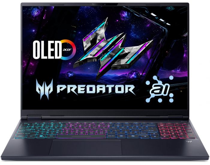 Ноутбук Acer Predator Helios Neo 16S PHN16S-71 16" OLED, Intel U9-275HX, 32GB, F1TB, NVD5070-8, Lin, чорний