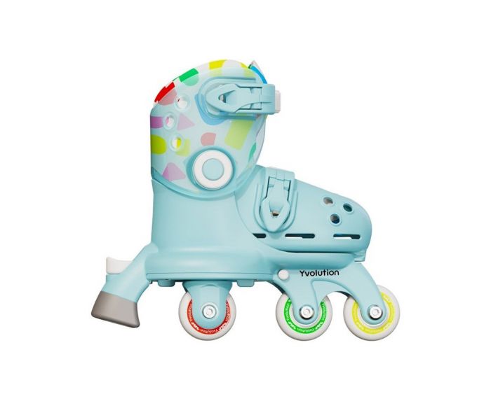 Роликові ковзани Yvolution Twista, розмір 24-28, блакитний