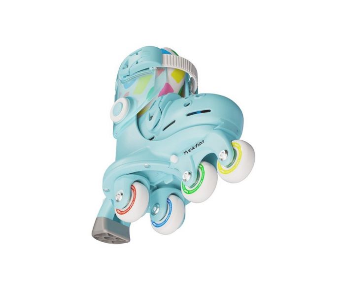 Роликові ковзани Yvolution Twista, розмір 24-28, блакитний