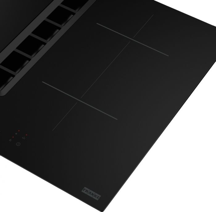Варильна поверхня Franke індукційна, з фільтром, 70см, вбудована витяжка, Booster, Bridge, 1050м.куб/год, A+, автовідключення, чорний