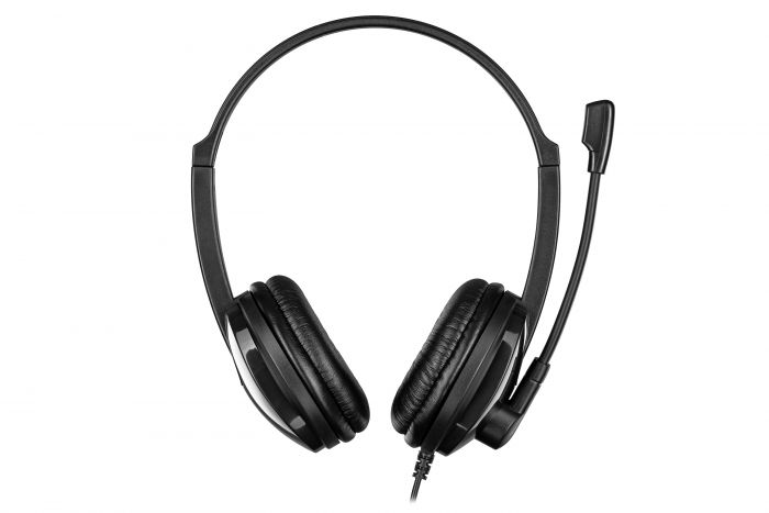 Гарнітура ПК стерео On-ear 2E CH12 mini-jack, omni-mic, 1.2м, чорний