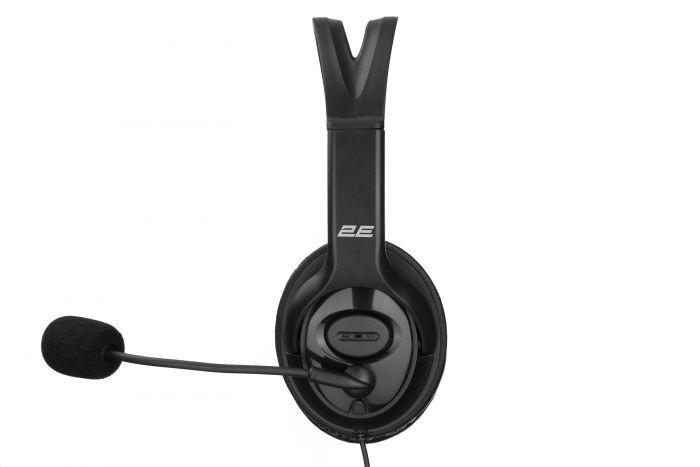 Гарнітура ПК стерео Over-ear 2E CH13 mini-jack, omni-mic, 1.2м, чорний