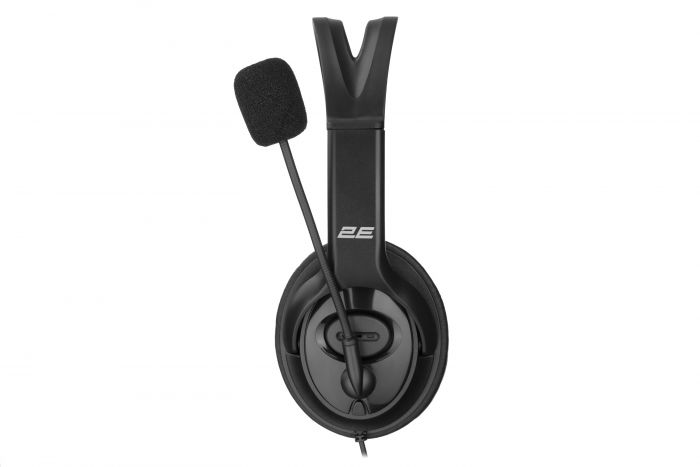 Гарнітура ПК стерео Over-ear 2E CH13 mini-jack, omni-mic, 1.2м, чорний