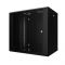 Шафа MIRSAN 19", 12U, WTC, 600x450 мм, максимально 80 кг, чорна