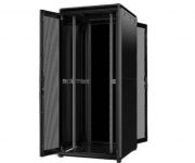Шафа MIRSAN 19", 46U, GTN, перфоровані двері, 800x1000 мм, максимально 1000 кг, чорна