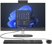 Комп'ютер персональний моноблок HP 240-G10 23.8" FHD IPS AG, Intel U5-125U, 16GB, F512GB, UMA, WiFi, кл+м, 3р, DOS, чорний