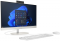 Комп'ютер персональний моноблок HP 240-G10 23.8" FHD IPS AG, Intel U7-155U, 16GB, F512GB, UMA, WiFi, кл+м, 2р, DOS, білий