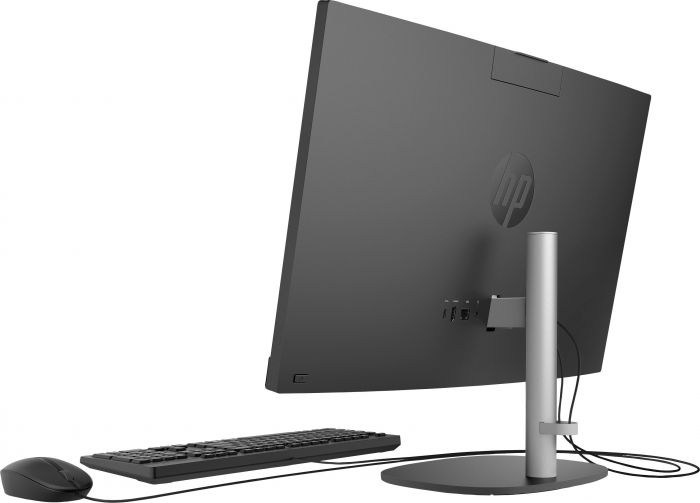 Комп'ютер персональний моноблок HP 240-G10 23.8" FHD IPS AG, Intel i7-1355U, 16GB, F512GB, UMA, WiFi, кл+м, 2р, DOS, чорний