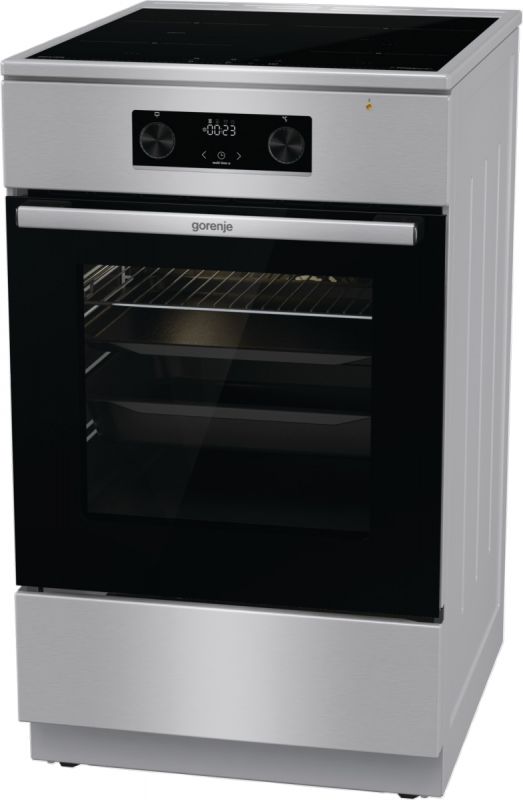 Плита Gorenje електрична індукційна, 70л, 50x60см, дисплей, IconLed, нерж