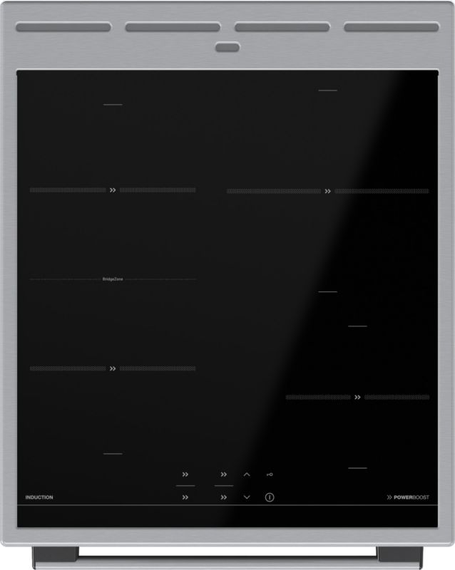 Плита Gorenje електрична індукційна, 70л, 50x60см, дисплей, IconLed, нерж