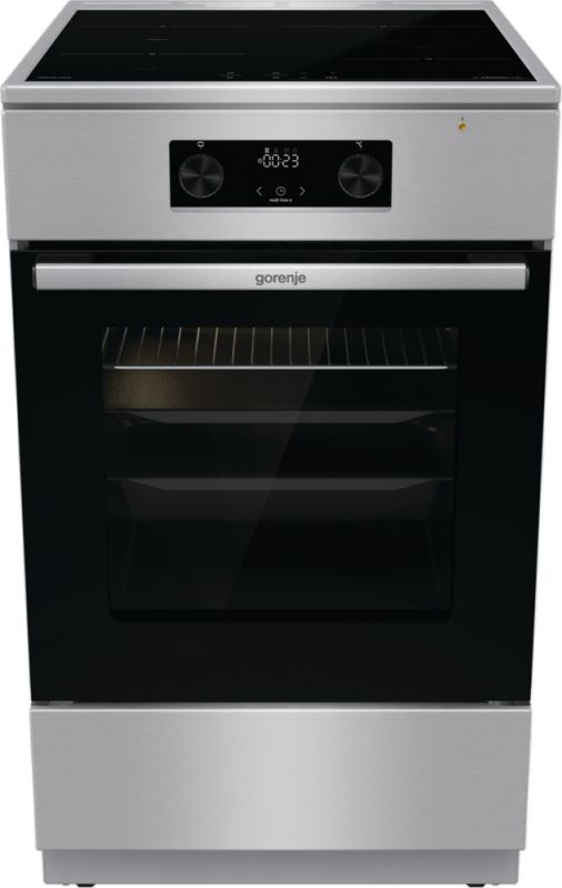 Плита Gorenje електрична індукційна, 70л, 50x60см, дисплей, IconLed, нерж
