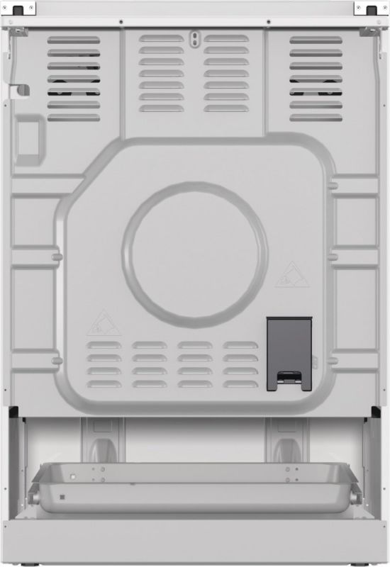 Плита Gorenje комбінована, 71л, 60x60см, дисплей, чавун,з кришкою, програматор IconLed, білий