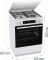 Плита Gorenje комбінована, 71л, 60x60см, дисплей, чавун,з кришкою, програматор IconLed, білий