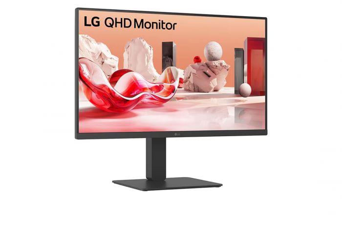 Монітор LG 27" 27BA65QB-B HDMI, 2xDP, USB-C, MM, IPS, 2560x1440, 100Hz, sRGB 98%, Pivot, HDR10