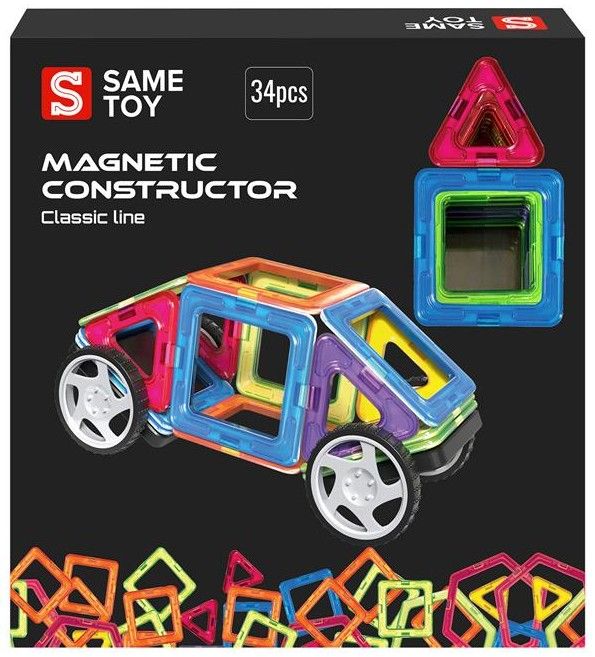 Магнітний конструктор Same toy Classic line 34ел