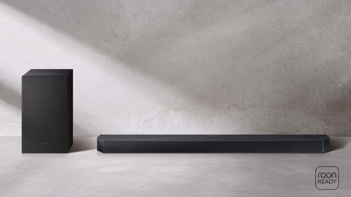 Саундбар Samsung HW-Q600H 380Вт, 3.1.2, BT, HDMI-eARC, Wi-Fi, саб, Dolby Atmos, чорний