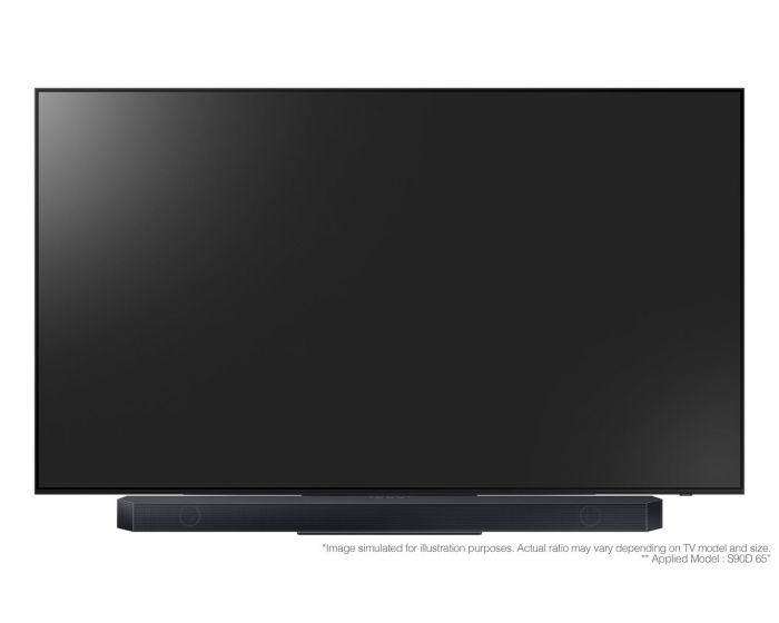 Саундбар Samsung HW-Q600H 380Вт, 3.1.2, BT, HDMI-eARC, Wi-Fi, саб, Dolby Atmos, чорний