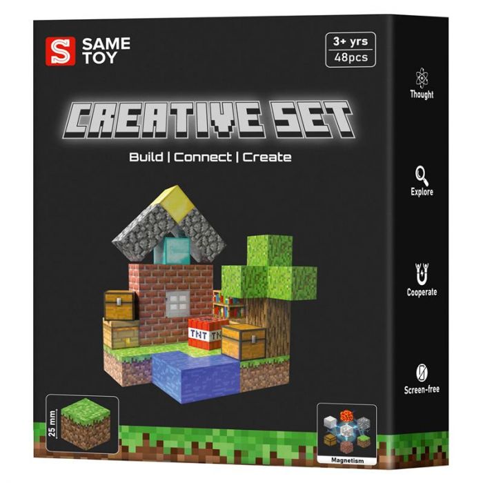 Магнітний конструктор Same Toy Creative Set Patio 48ел