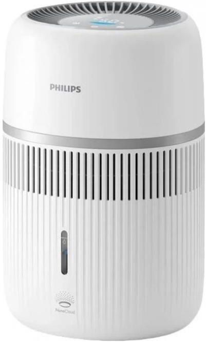 Зволожувач повітря Philips традиційне зволоження, 44м2, 3.5л, 300мл/г, електр. кер-ння, дисплей. сенсор, білий
