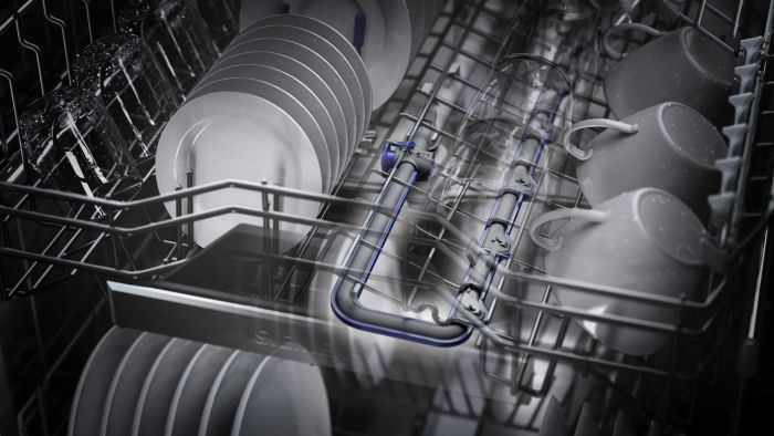 Посудомийна машина Siemens вбудована, 14компл., A, 60см, дисплей, 3й кошик, білий