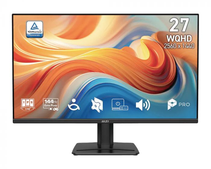 Монітор MSI 27" PRO MP275Q-E14 2xHDMI, DP, MM, IPS, 2560x1440, 144Hz, 1ms, sRGB 115%, FreeSync