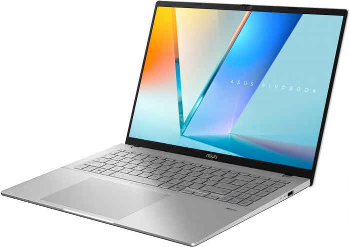Ноутбук ASUS Vivobook S16 S3607VA-RP146 16" FHD IPS, Intel 7 240H, 16GB, F512GB, UMA, NoOS, Сріблястий