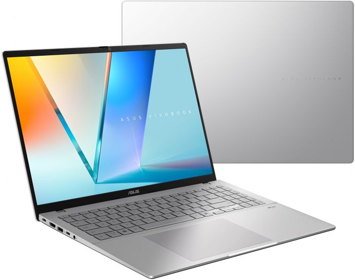 Ноутбук ASUS Vivobook S16 M3607GA-SH010 16" FHD OLED, AMD AI 7 445, 16GB, F512GB, UMA, NoOS, Сріблястий