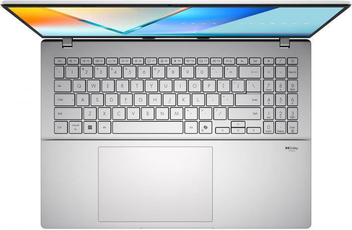 Ноутбук ASUS Vivobook S16 M3607GA-SH010 16" FHD OLED, AMD AI 7 445, 16GB, F512GB, UMA, NoOS, Сріблястий