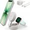 Зарядний пристрій бездротовий Belkin UltraCharge Pro 2в1 Convertible Magnetic Charging Dock 25Вт, Sand