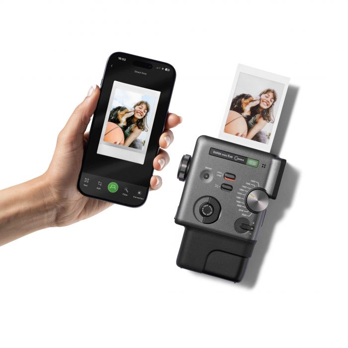 Фотокамера миттєвого друку Fujifilm Instax Mini Evo Cinema