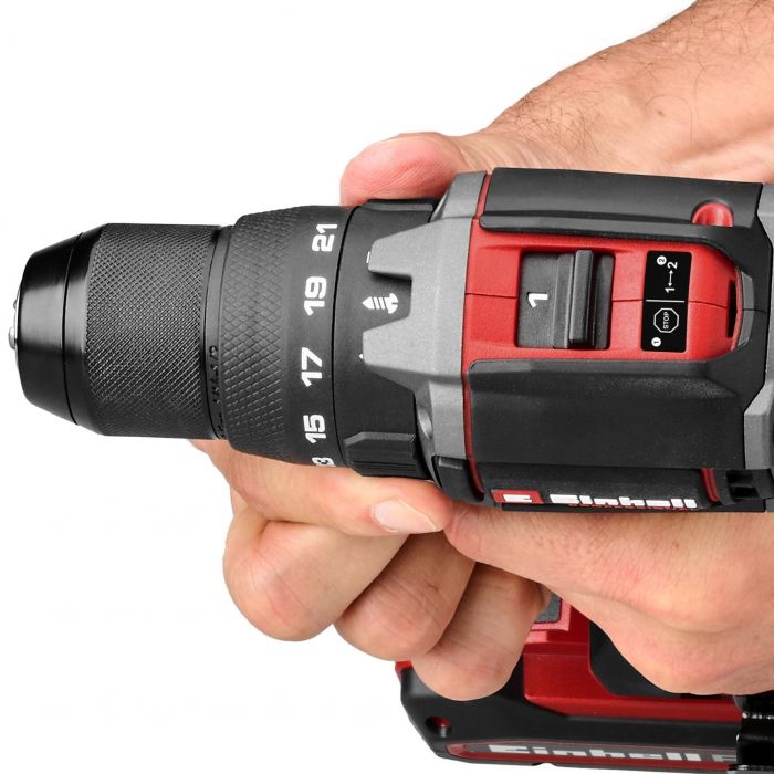 Шурупокрут-дриль ударний акумуляторний Einhell Professional TP-CD 18/70-C Li-i BL - Solo 18В 70Нм 0 - 450/0 - 2000 LED 1.07кг без АКБ та ЗП