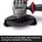 Шліфмашина кутова акумуляторна Einhell Professional TP-AG 18/125 CE Q Li - Solo 18В акб 1х4А·го 125мм 3000-10500об/хв ЗП 1.69кг