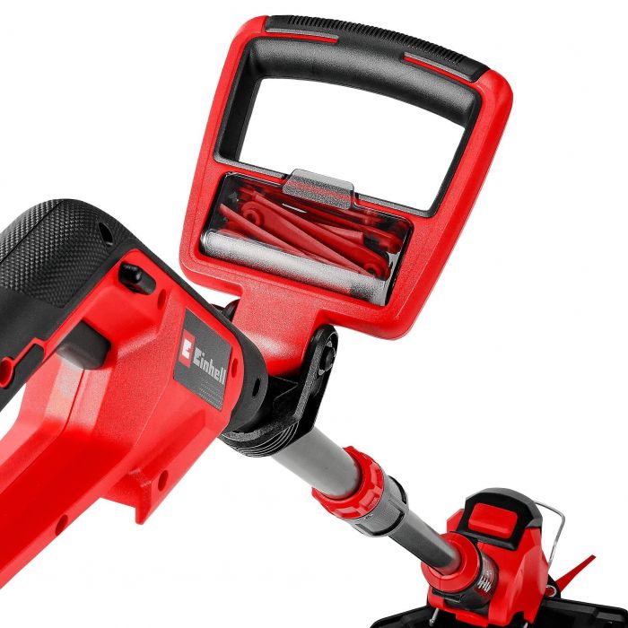 Тример акумуляторний Einhell GE-CT 18/25-1 Li - Solo 18В 8400об/хв 25см пластикові ножі + волосінь 2.0кг без АКБ та ЗП