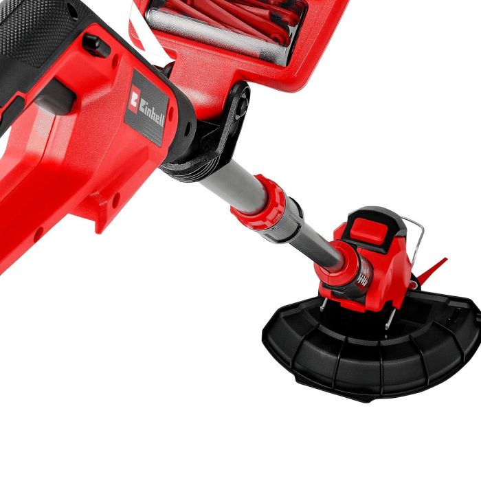 Тример акумуляторний Einhell GE-CT 18/25-1 Li - Solo 18В 8400об/хв 25см пластикові ножі + волосінь 2.0кг без АКБ та ЗП