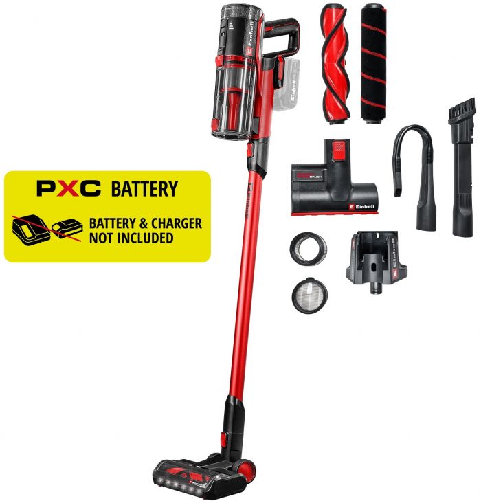 Пилосос акумуляторний Einhell TE-SV 18/270 Li BL - Solo 18В 270мбар контейнер 0.85л LED 1.35кг без АКБ та ЗП